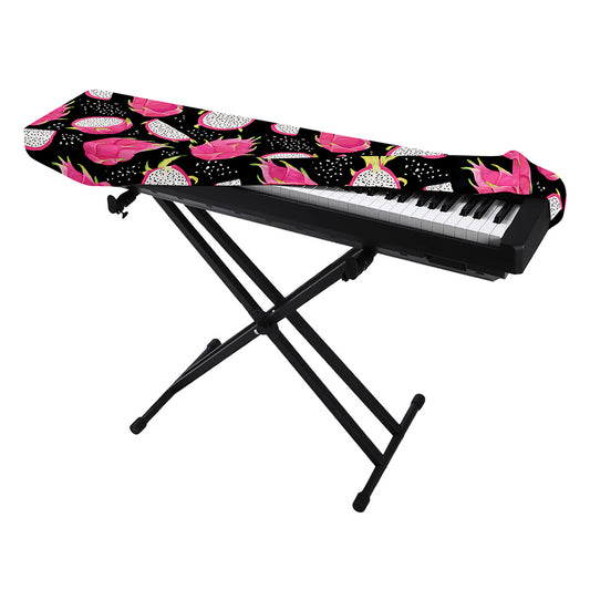 Dragon Fruit Pattern Print Piano Keyboard Cover