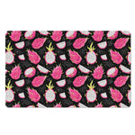 Dragon Fruit Pattern Print Polyester Doormat