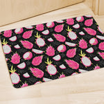 Dragon Fruit Pattern Print Polyester Doormat
