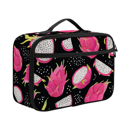 Dragon Fruit Pattern Print Portable Lunch Bag