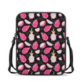 Dragon Fruit Pattern Print Rectangular Crossbody Bag
