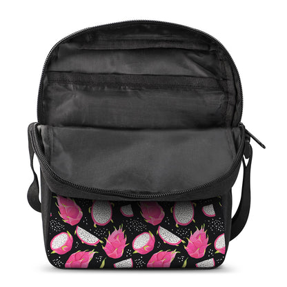 Dragon Fruit Pattern Print Rectangular Crossbody Bag