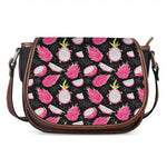 Dragon Fruit Pattern Print Saddle Bag