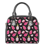 Dragon Fruit Pattern Print Shoulder Handbag