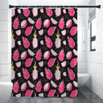 Dragon Fruit Pattern Print Shower Curtain