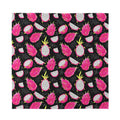 Dragon Fruit Pattern Print Silk Bandana