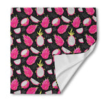 Dragon Fruit Pattern Print Silk Bandana
