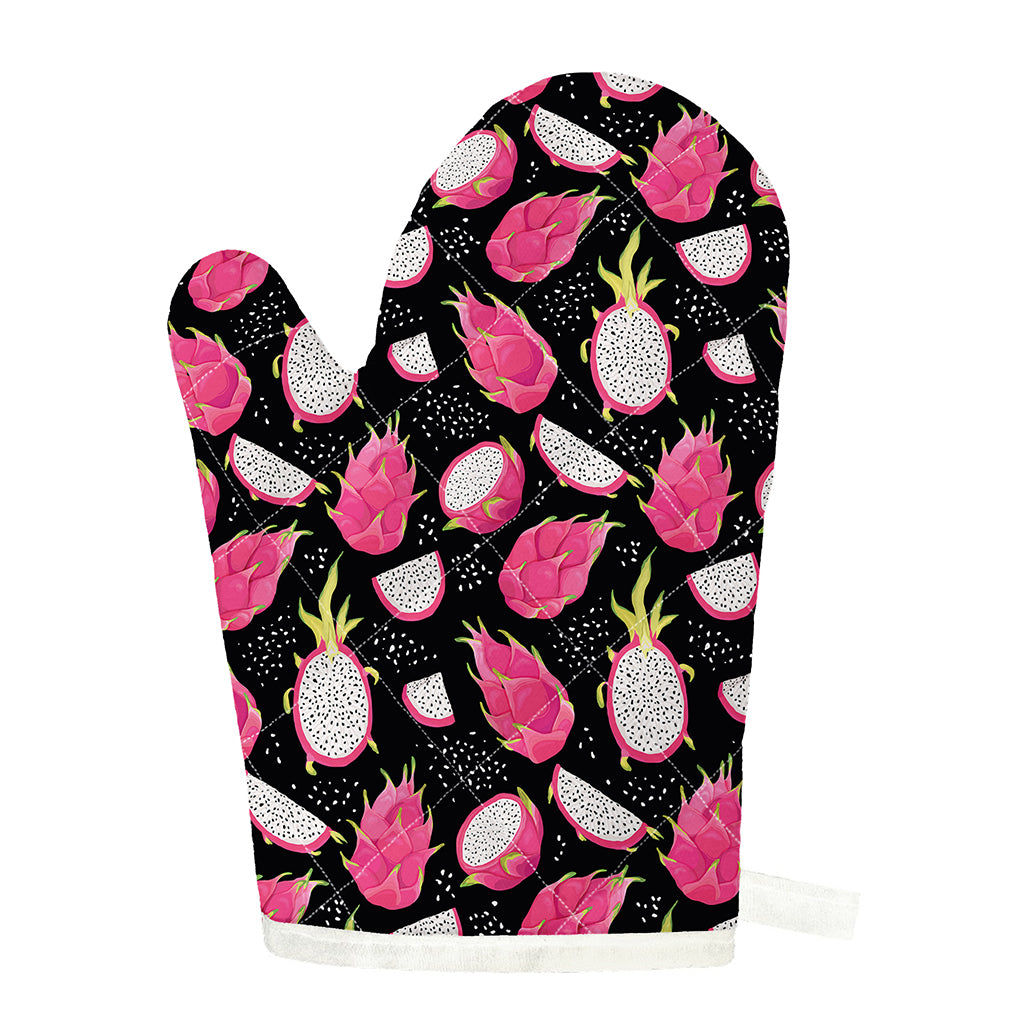 Dragon Fruit Pattern Print Single Oven Mitt