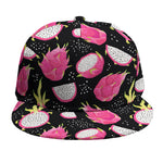 Dragon Fruit Pattern Print Snapback Cap