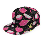 Dragon Fruit Pattern Print Snapback Cap