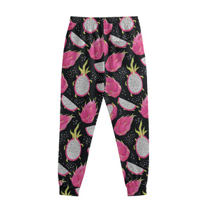 Dragon Fruit Pattern Print Sweatpants