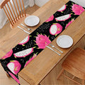 Dragon Fruit Pattern Print Table Runner