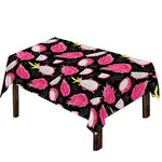 Dragon Fruit Pattern Print Tablecloth