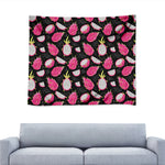 Dragon Fruit Pattern Print Tapestry