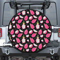 Dragon Fruit Pattern Print Tire Cover
