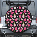 Dragon Fruit Pattern Print Tire Cover With Camera Hole
