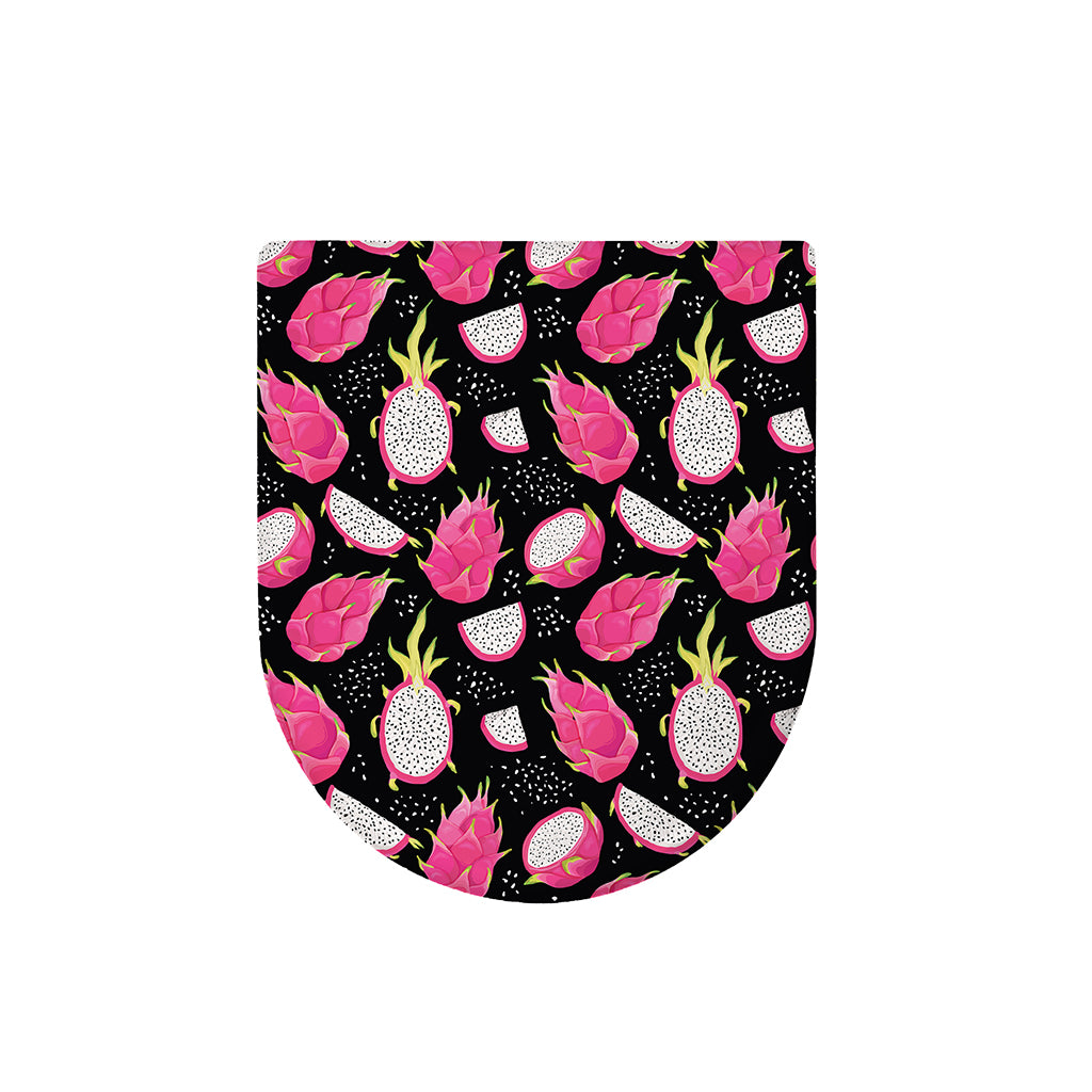 Dragon Fruit Pattern Print Toilet Lid Cover