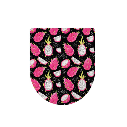 Dragon Fruit Pattern Print Toilet Lid Cover
