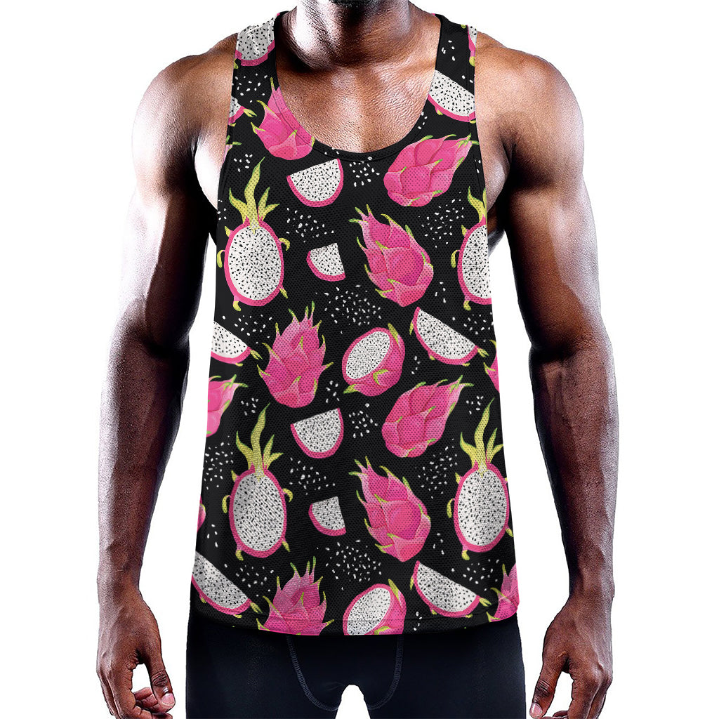 Dragon Fruit Pattern Print Training Tank Top