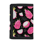 Dragon Fruit Pattern Print Trifold Wallet