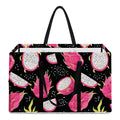 Dragon Fruit Pattern Print Utility Tote Bag
