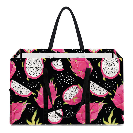 Dragon Fruit Pattern Print Utility Tote Bag