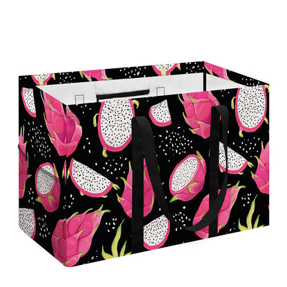 Dragon Fruit Pattern Print Utility Tote Bag