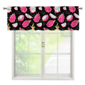 Dragon Fruit Pattern Print Window Valance