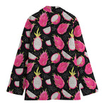 Dragon Fruit Pattern Print Women's Blazer