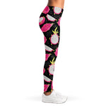 Dragon Fruit Pattern Print Women's Leggings