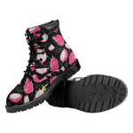 Dragon Fruit Pattern Print Work Boots