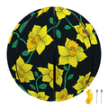Drawing Daffodil Flower Pattern Print Basketball