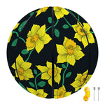 Drawing Daffodil Flower Pattern Print Basketball
