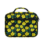 Drawing Daffodil Flower Pattern Print Briefcase Bible Bag