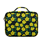 Drawing Daffodil Flower Pattern Print Briefcase Bible Bag