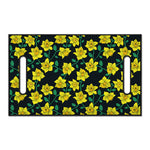 Drawing Daffodil Flower Pattern Print Golf Cart Seat Cover