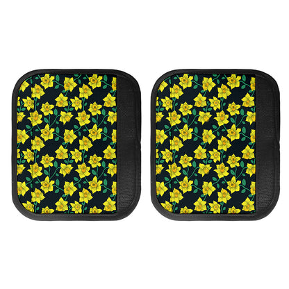 Drawing Daffodil Flower Pattern Print Handle Covers