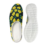 Drawing Daffodil Flower Pattern Print Mesh Casual Shoes