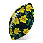 Drawing Daffodil Flower Pattern Print Rugby Ball