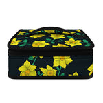 Drawing Daffodil Flower Pattern Print Small Lunch Bag