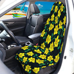 Drawing Daffodil Flower Pattern Print Waterproof Car Seat Cover