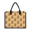 Drawing German Shepherd Pattern Print Canvas Tote Bag