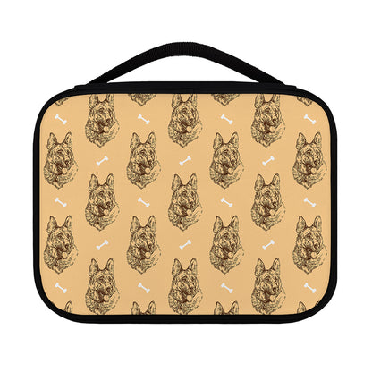 Drawing German Shepherd Pattern Print Classic Bible Case