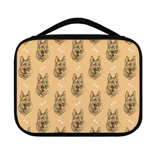 Drawing German Shepherd Pattern Print Classic Bible Case