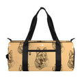 Drawing German Shepherd Pattern Print Gym Bag
