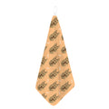 Drawing German Shepherd Pattern Print Hand Towel