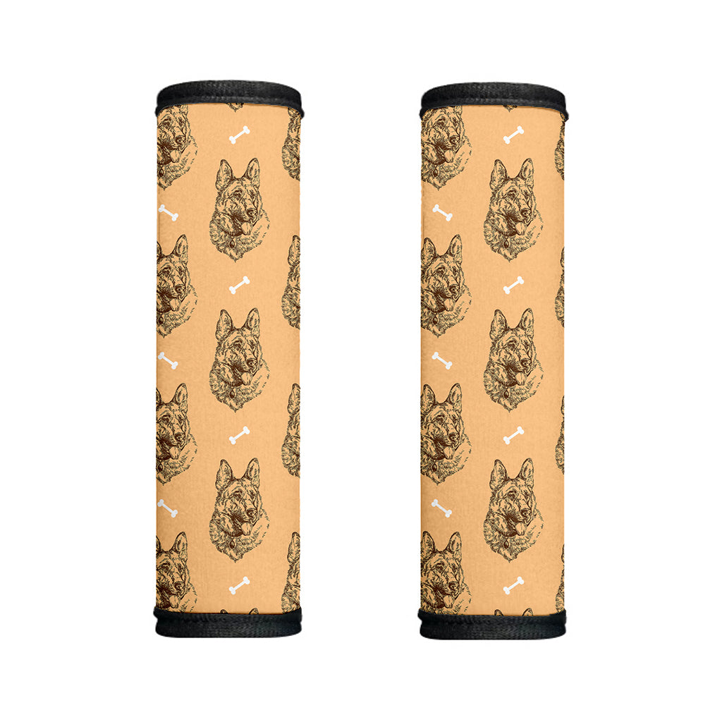 Drawing German Shepherd Pattern Print Handle Covers
