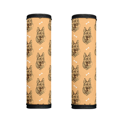 Drawing German Shepherd Pattern Print Handle Covers
