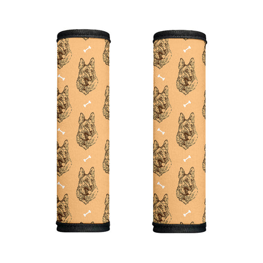 Drawing German Shepherd Pattern Print Handle Covers