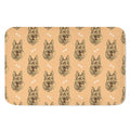 Drawing German Shepherd Pattern Print Indoor Door Mat